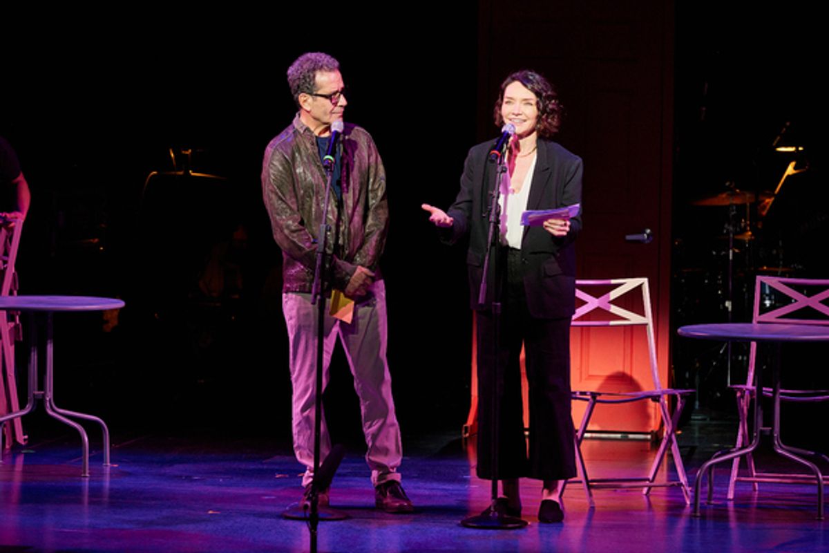 Tony Shalhoub and Katrina Lenk at 