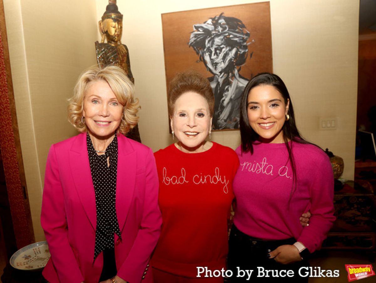 Producer Christine Schwarzman, Cindy Adams and Linedy Genao  at 