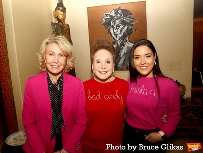 Producer Christine Schwarzman, Cindy Adams and Linedy Genao  Photo