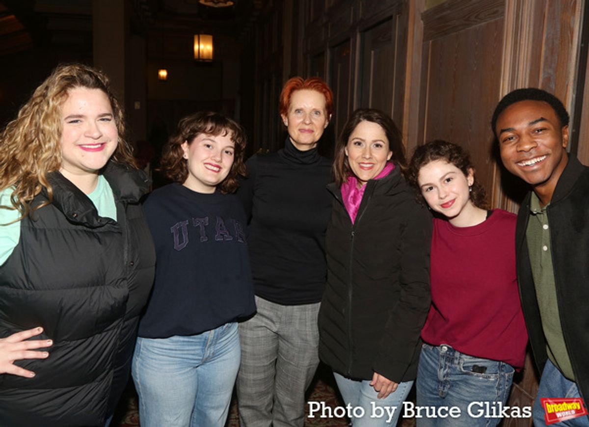 Bonnie Milligan, Nina White, Cynthia Nixon, Ally Mauzey, Skye Alyssa Friedman and Fernell Hogan  at 