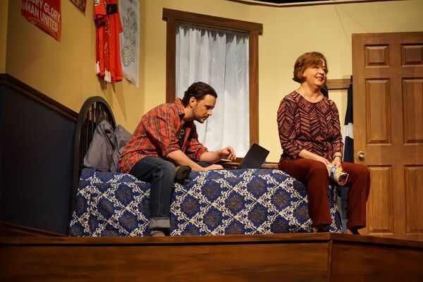 Cheryl (Kathleen Walsh) dreaming of her life as a child with her family while Declan  Photo