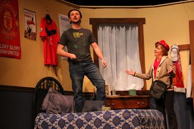 Declan (Braydon Hall) declaring he is Irish to his mother Cheryl (Kathleen Walsh). Ph Photo