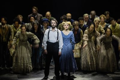 Josh Groban, Annaleigh Ashford and cast Photo