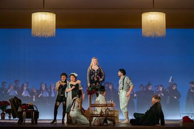Clare Presland, Rhian Lois, Allison Oakes, William Morgan, Audun Iversen, Ensemble Photo