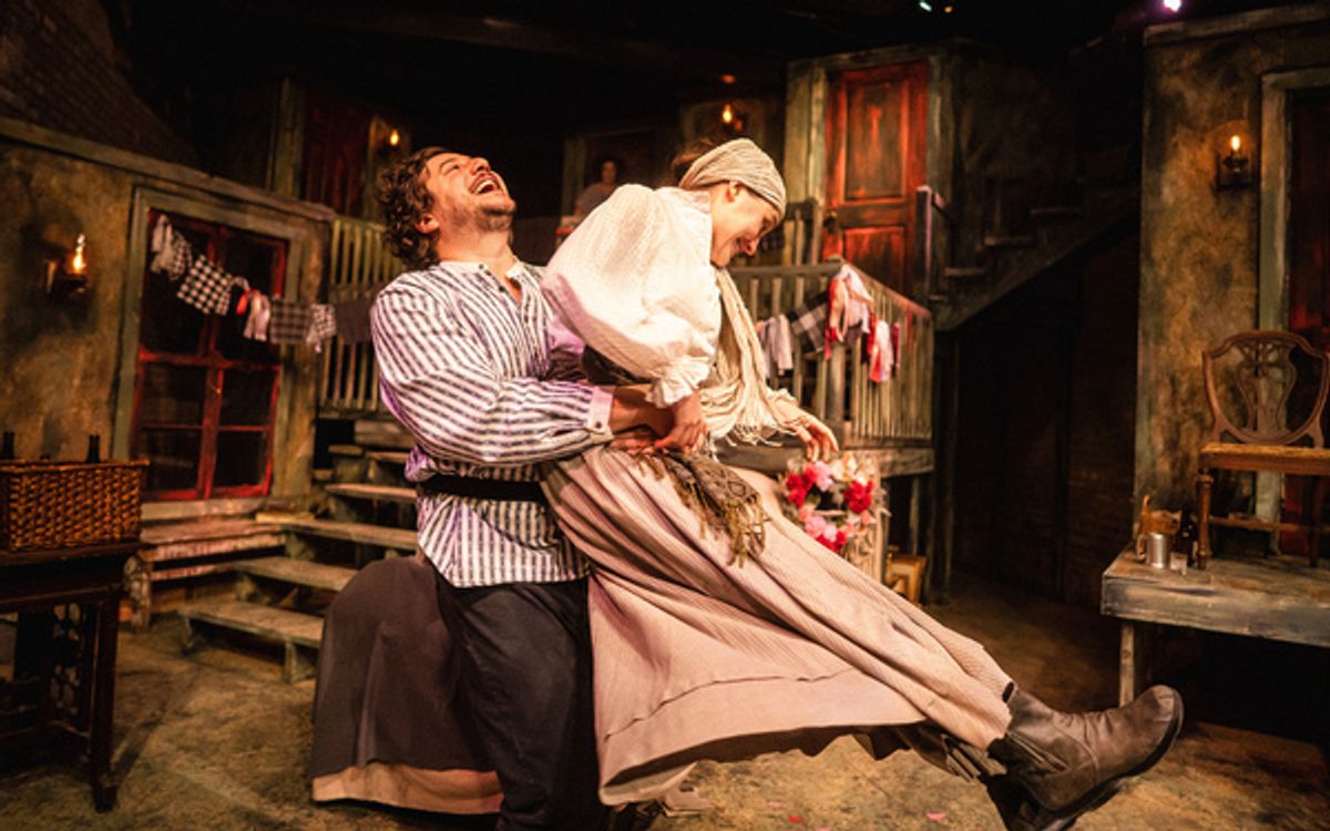 Daniel Shtivelberg and Kayla Adams at 