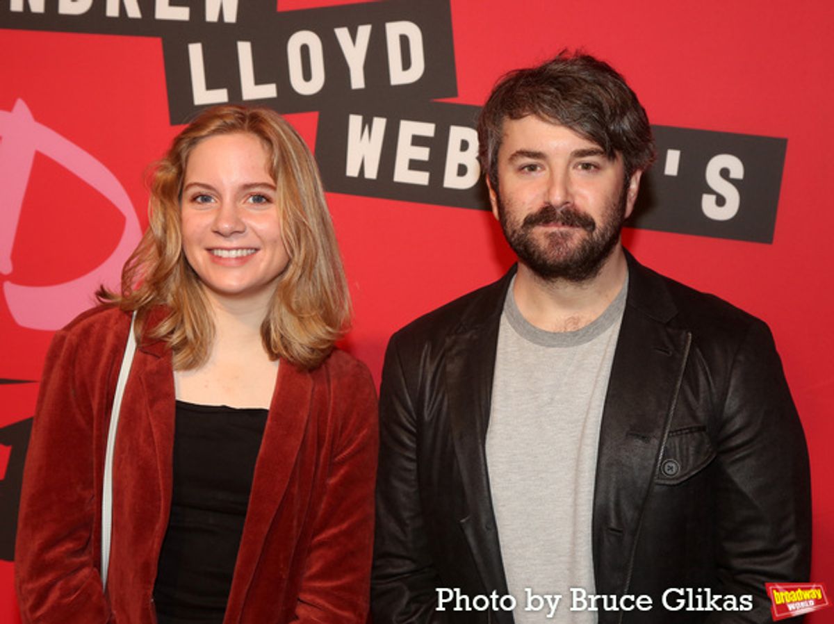 Elizabeth Teeter and Alex Brightman at 