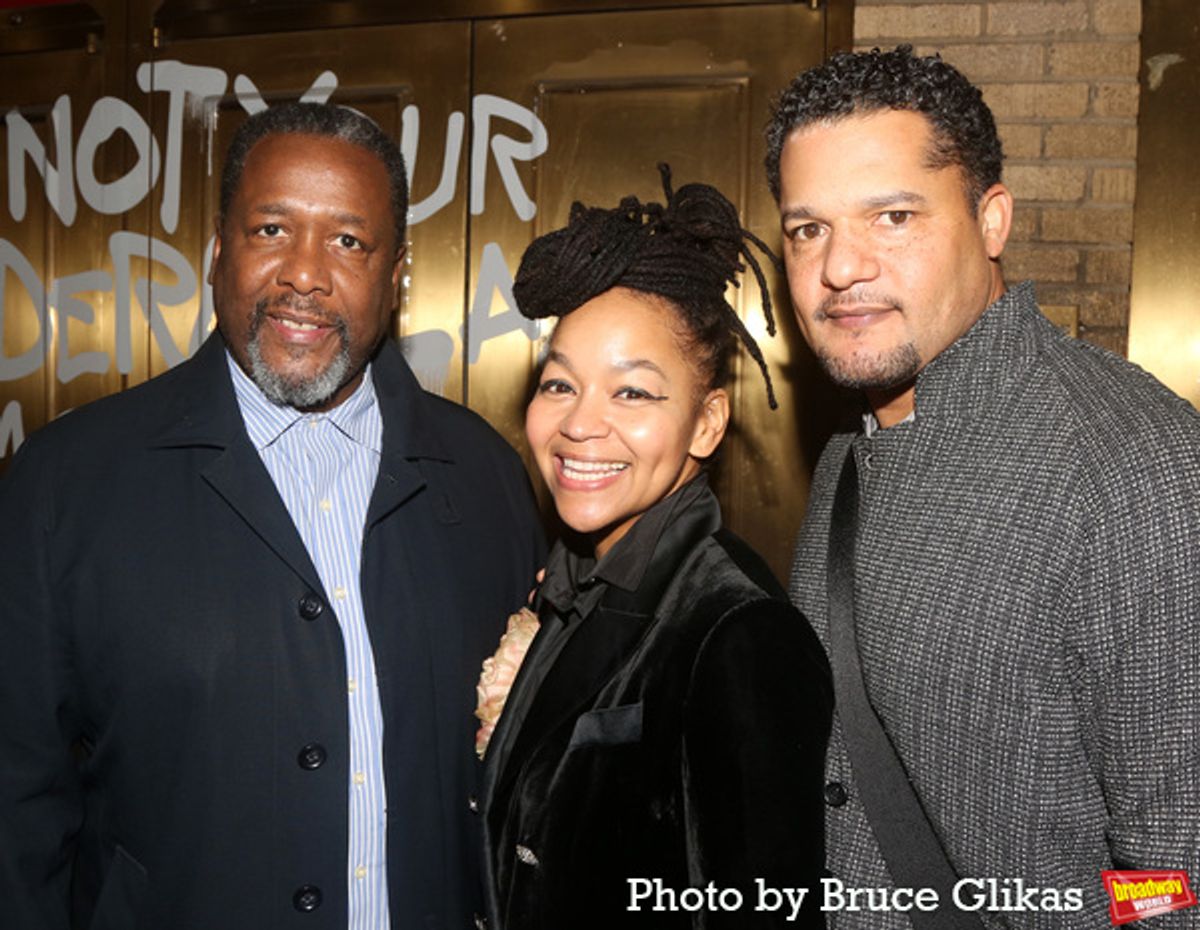 Wendell Pierce, Crystal Dickinson and Brandon J. Dirden at 