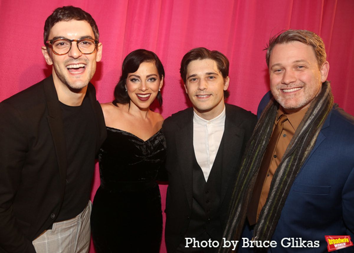 Wesley Taylor, Krysta Rodriguez, Andy Mientus and Michael Arden at 
