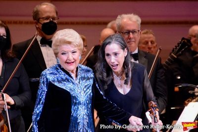 Marilyn Maye and Cenovia Cummins (Concertmaster) Photo