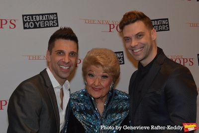 Josh Prince, Marilyn Maye and Michael Novak Photo