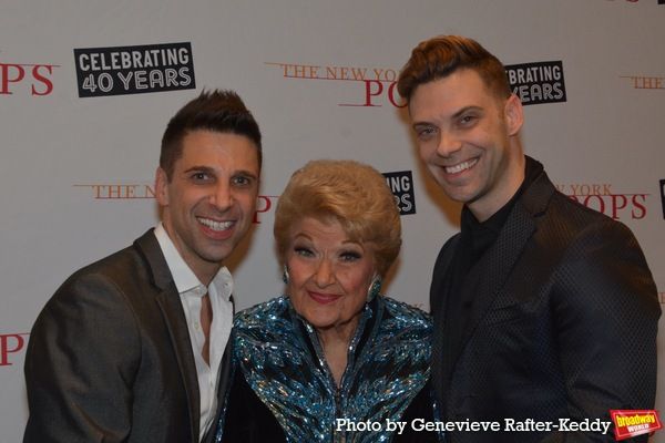Josh Prince, Marilyn Maye and Michael Novak Photo
