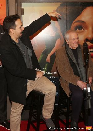 Lin-Manuel Miranda, John Kander and Mayor Eric Adams of New York City  Photo