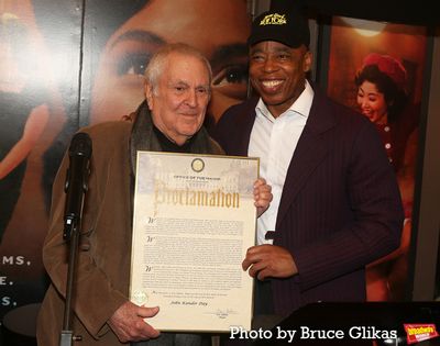 John Kander and Mayor Eric Adams of New York City  Photo