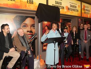 Lin-Manuel Miranda, John Kander, Sharon Washington, Mayor Eric Adams of New York City Photo