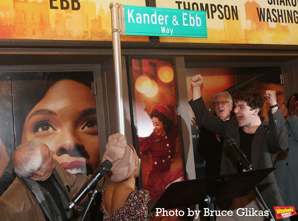 John Kander, Anna Uzele, David Thompson and Colton Ryan Photo