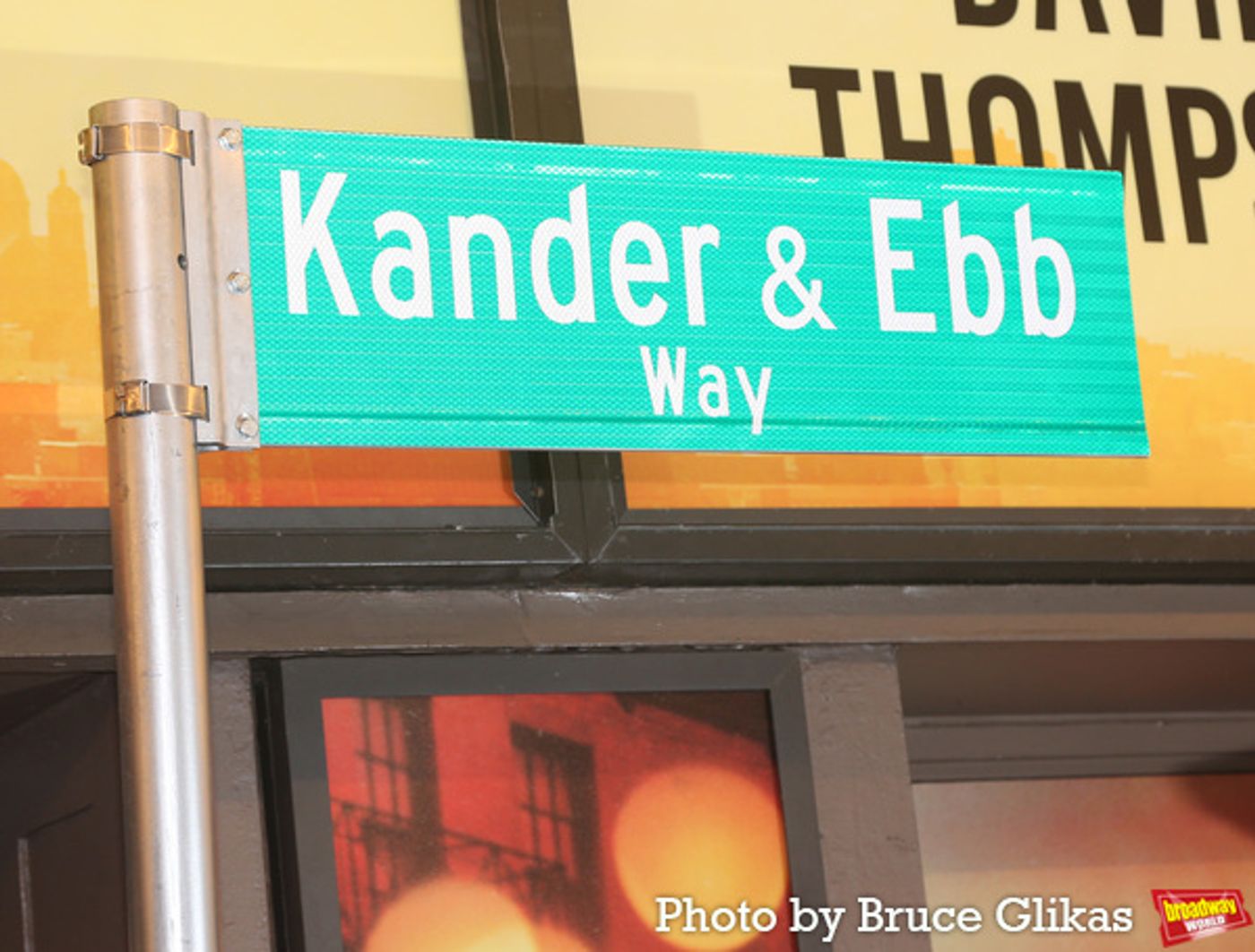 Photos: Go Inside the Unveiling of 'Kander & Ebb Way' in Honor of NEW YORK, NEW YORK's First Preview  Image