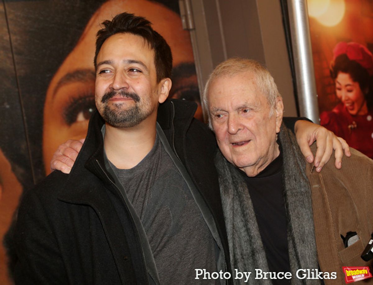 Lin-Manuel Miranda and John Kander at 