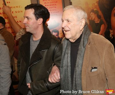 Clyde Alves and John Kander Photo