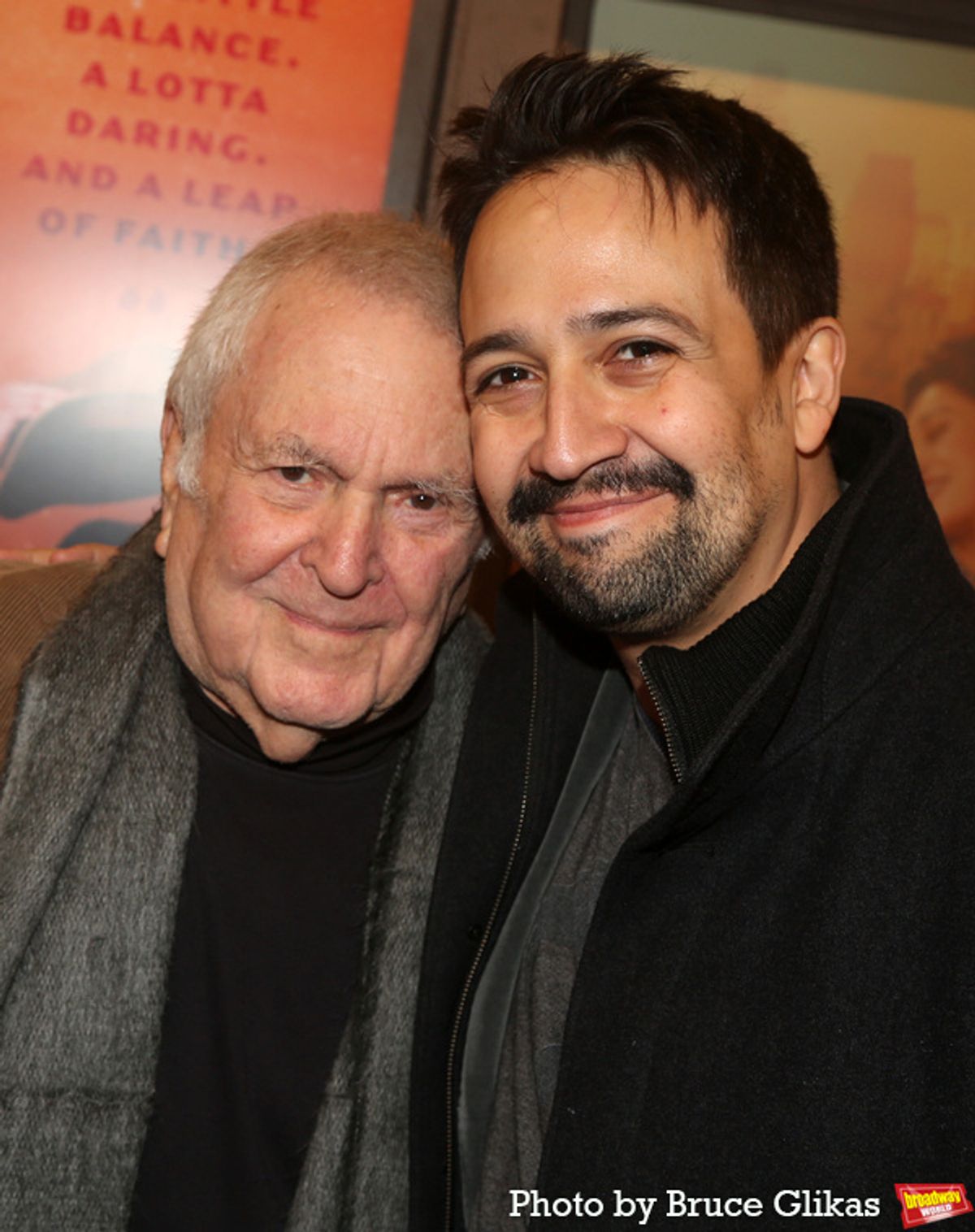 John Kander and Lin-Manuel Miranda  at 