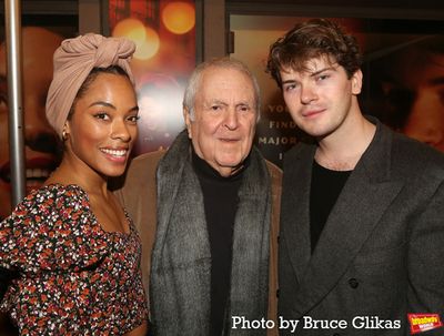 Anna Uzele, John Kander and Colton Ryan, Photo