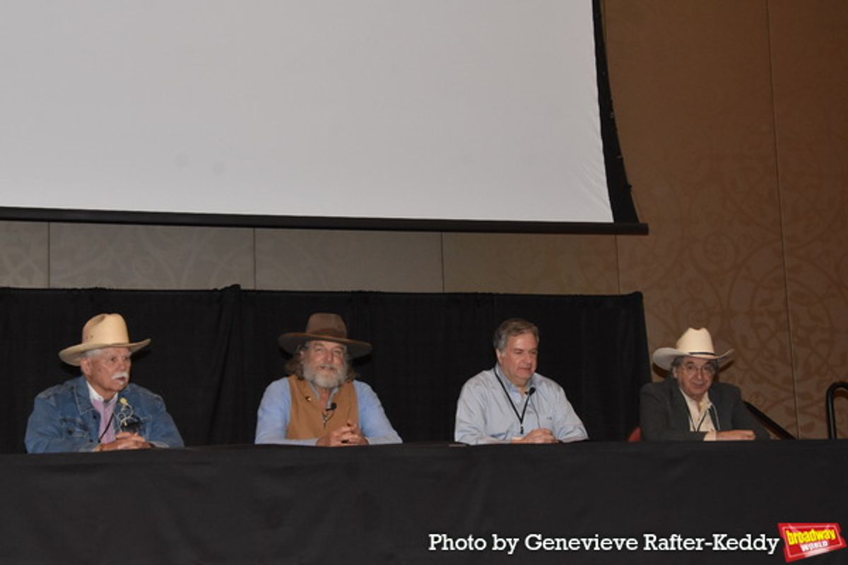 Cowboy Jargon Panelists- Steve LaFrance, Darby Hinton, Andy Klyde and Robert Carradine at 