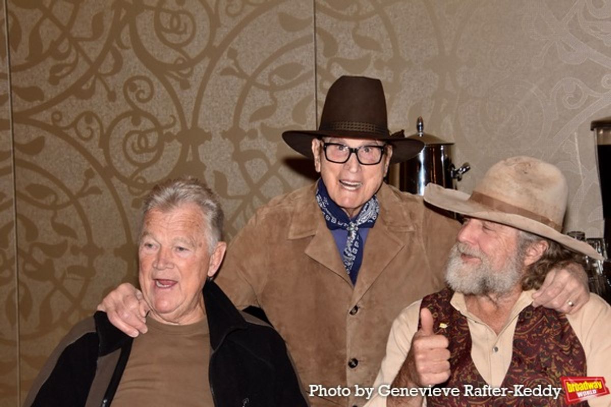 Bo Svenson, Michael Dante and Darby Hinton at 