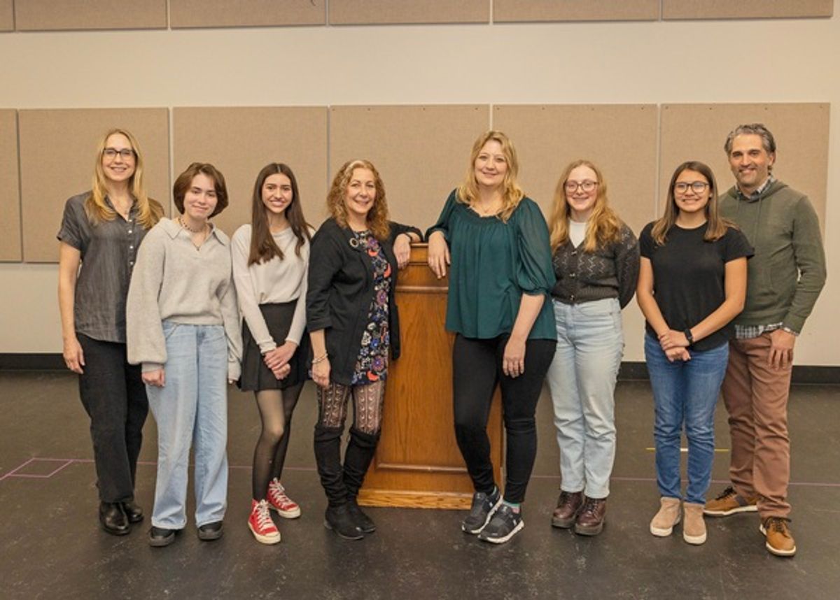 Heidi Schreck with cast at 