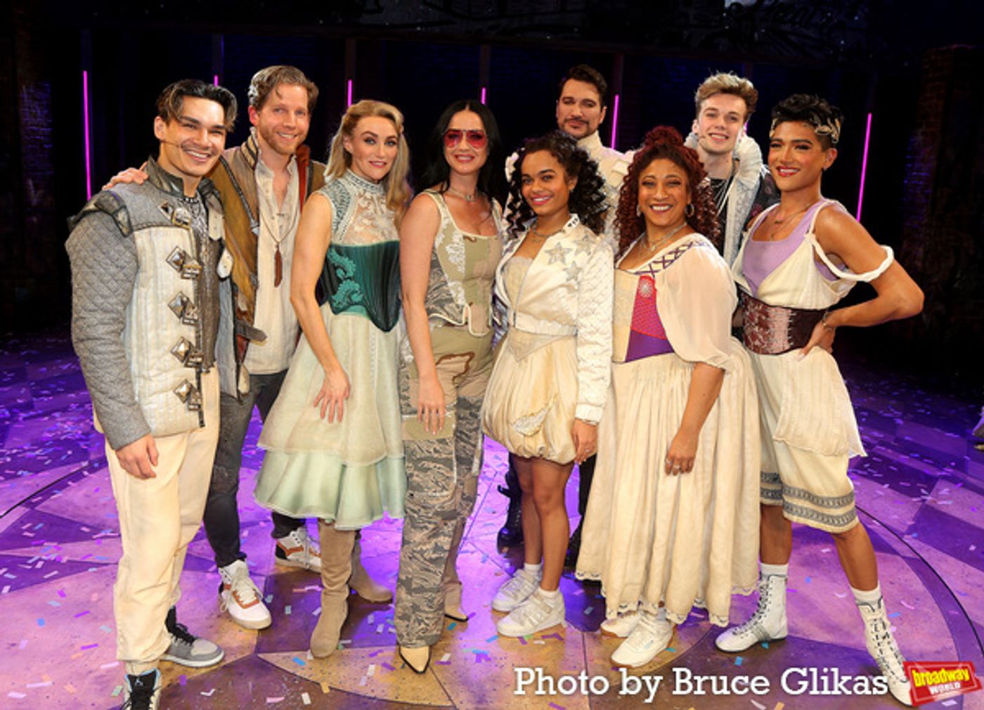 Exclusive Photos: Katy Perry Visits the Cast of & JULIET!  Image