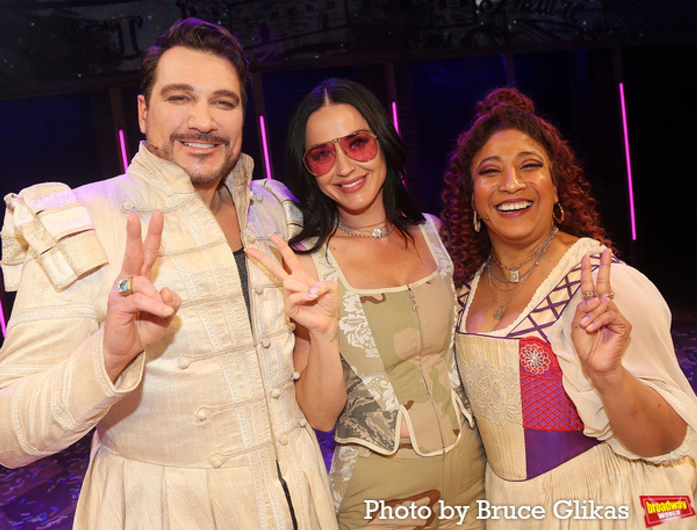 Exclusive Photos: Katy Perry Visits the Cast of & JULIET!  Image