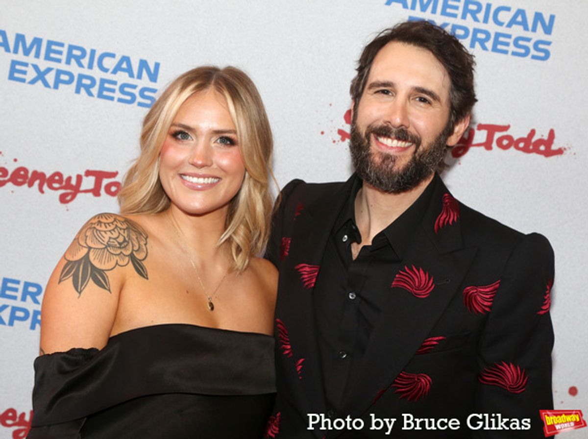 Natalie McQueen and Josh Groban at 