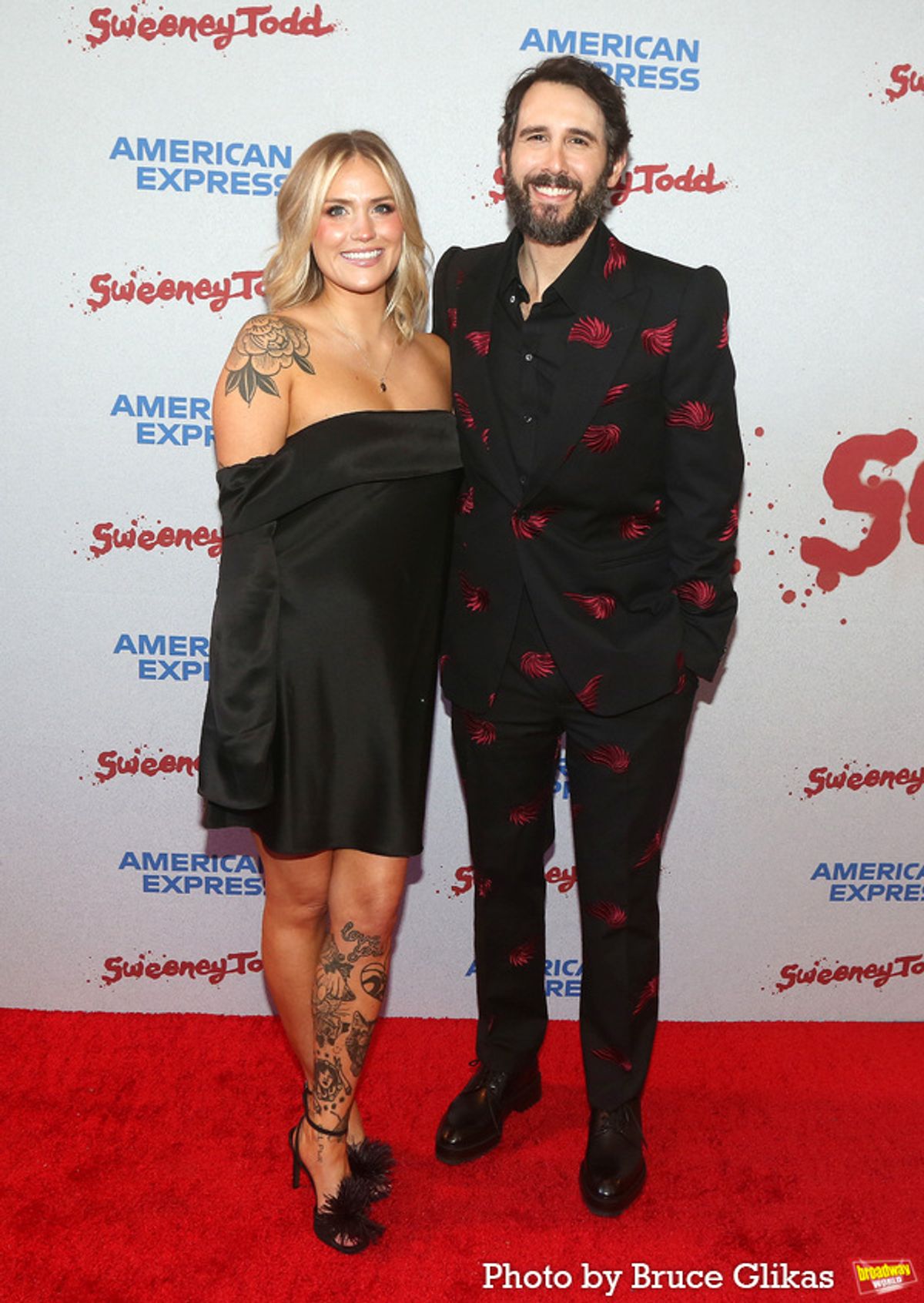 Natalie McQueen and Josh Groban at 