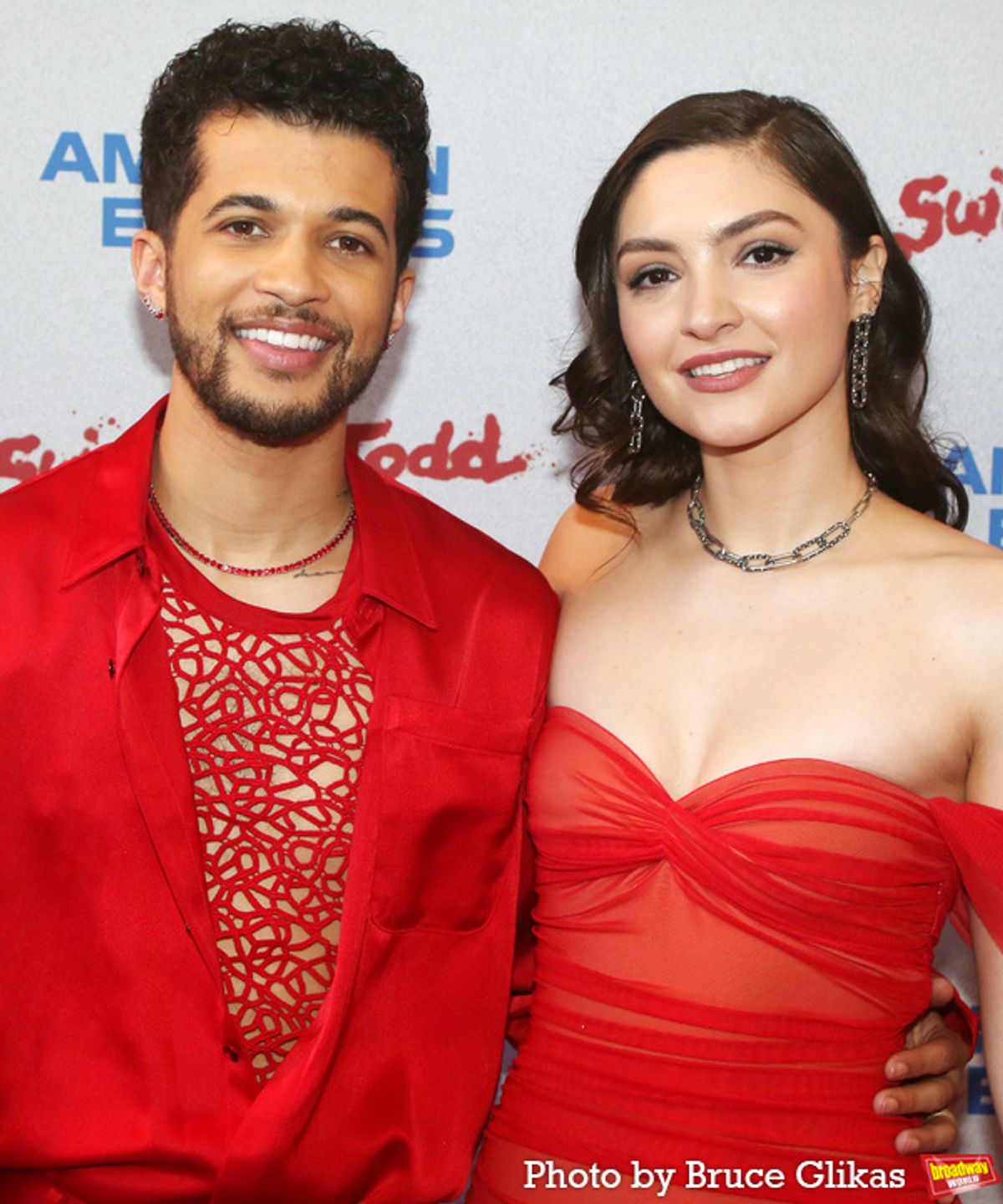 Jordan Fisher and Maria Bilbao at 