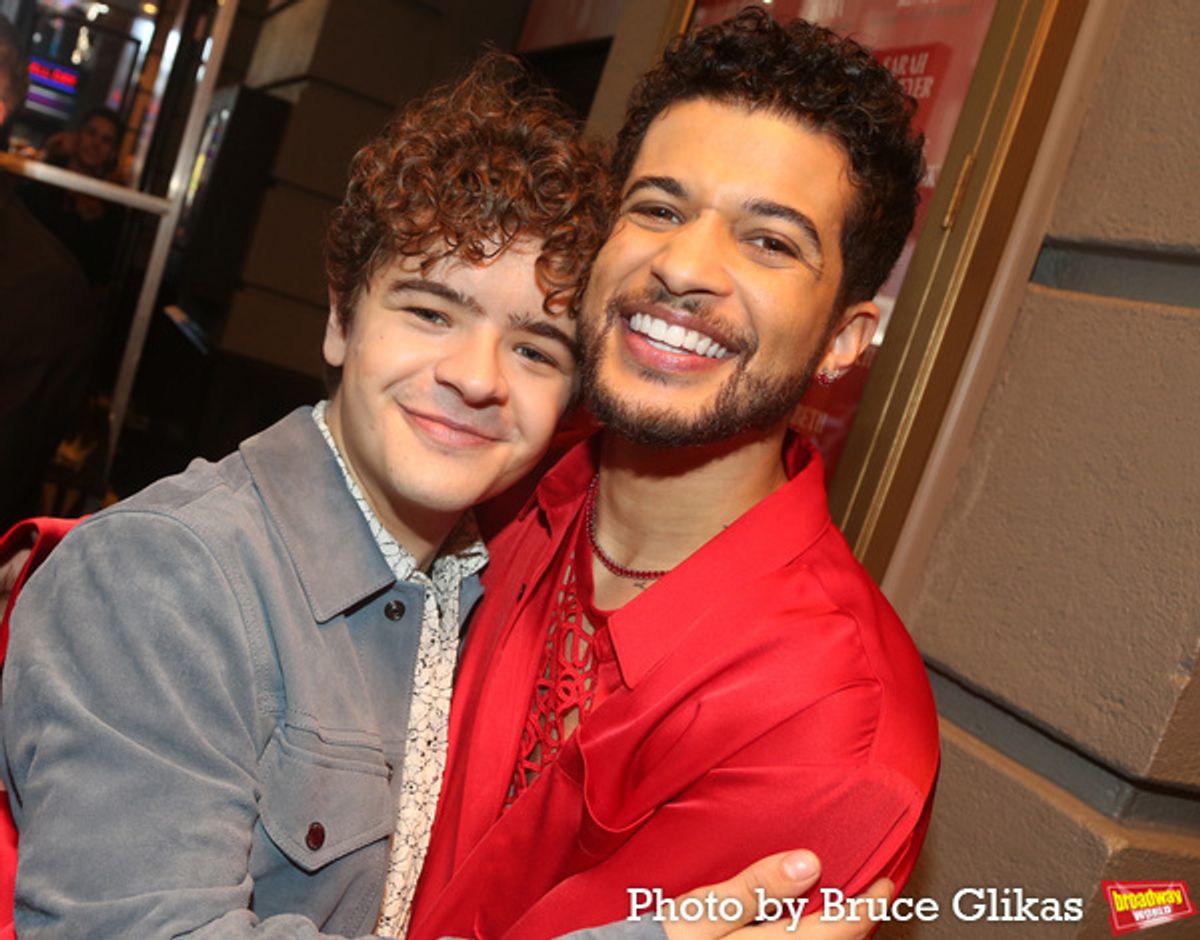 Gaten Matarazzo and Jordan Fisher  at 