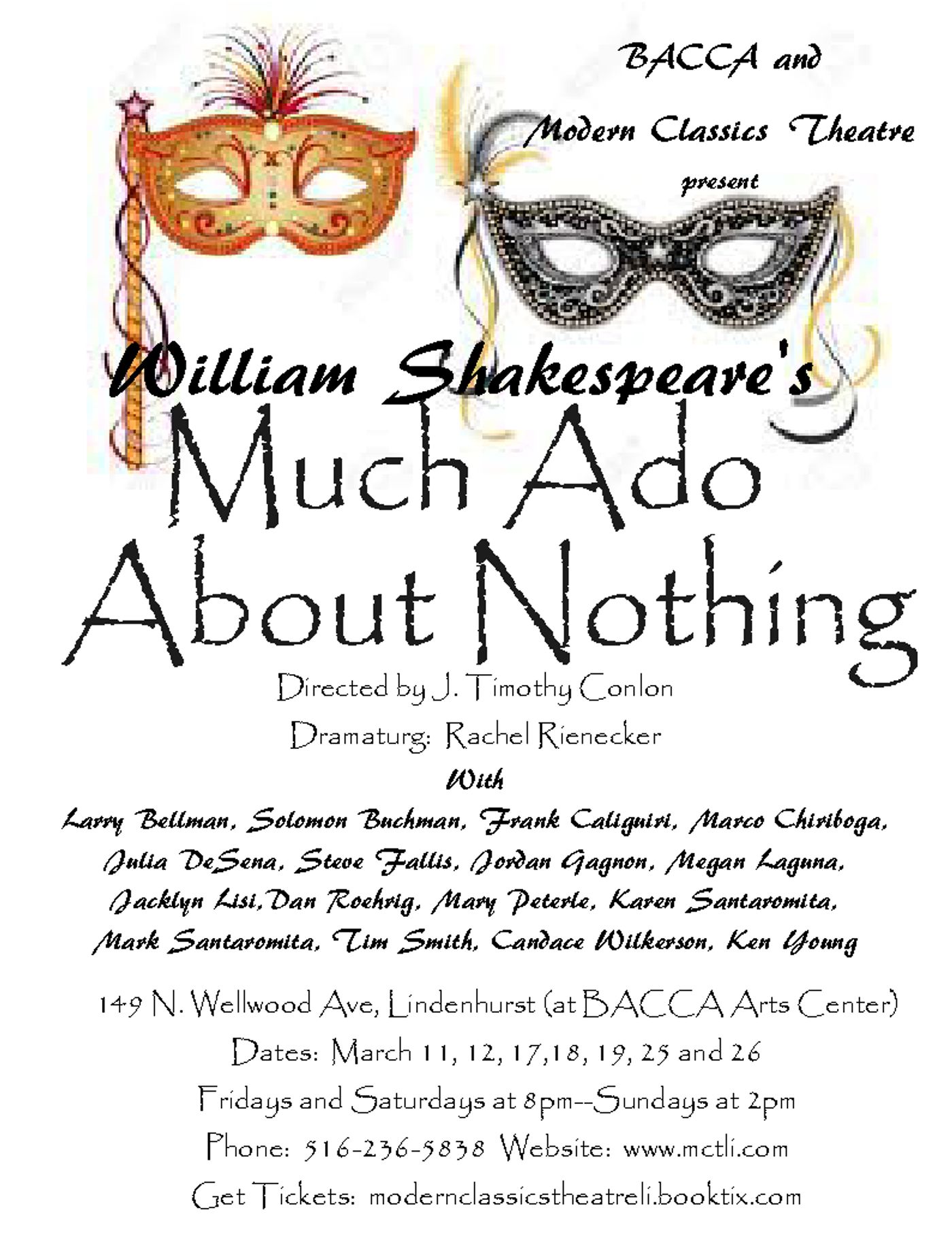 Review: MUCH ADO ABOUT NOTHING At Bacca Arts Center  Image