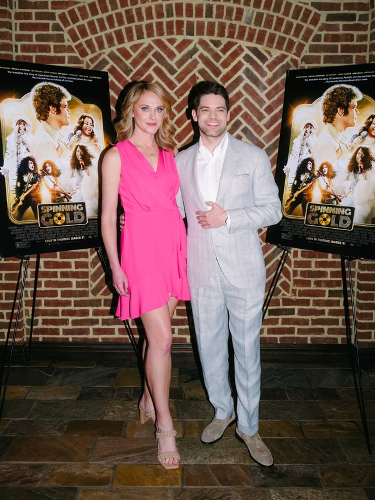 Ashley Spencer, Jeremy Jordan at 