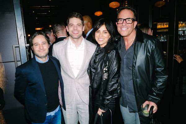 Danny Strong, Jeremy Jordan, Krysta Rodriguez, Michael Mayer Photo