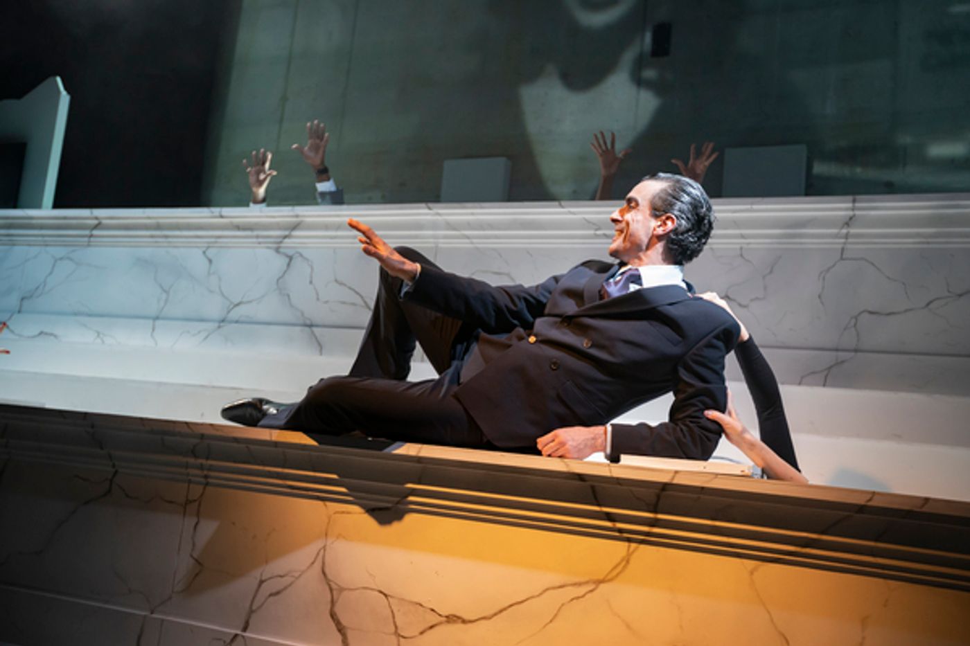 Photos: First Look at Sebastien Torkia, Sally Ann Triplett & More in BERLUSCONI A NEW MUSICAL  Image