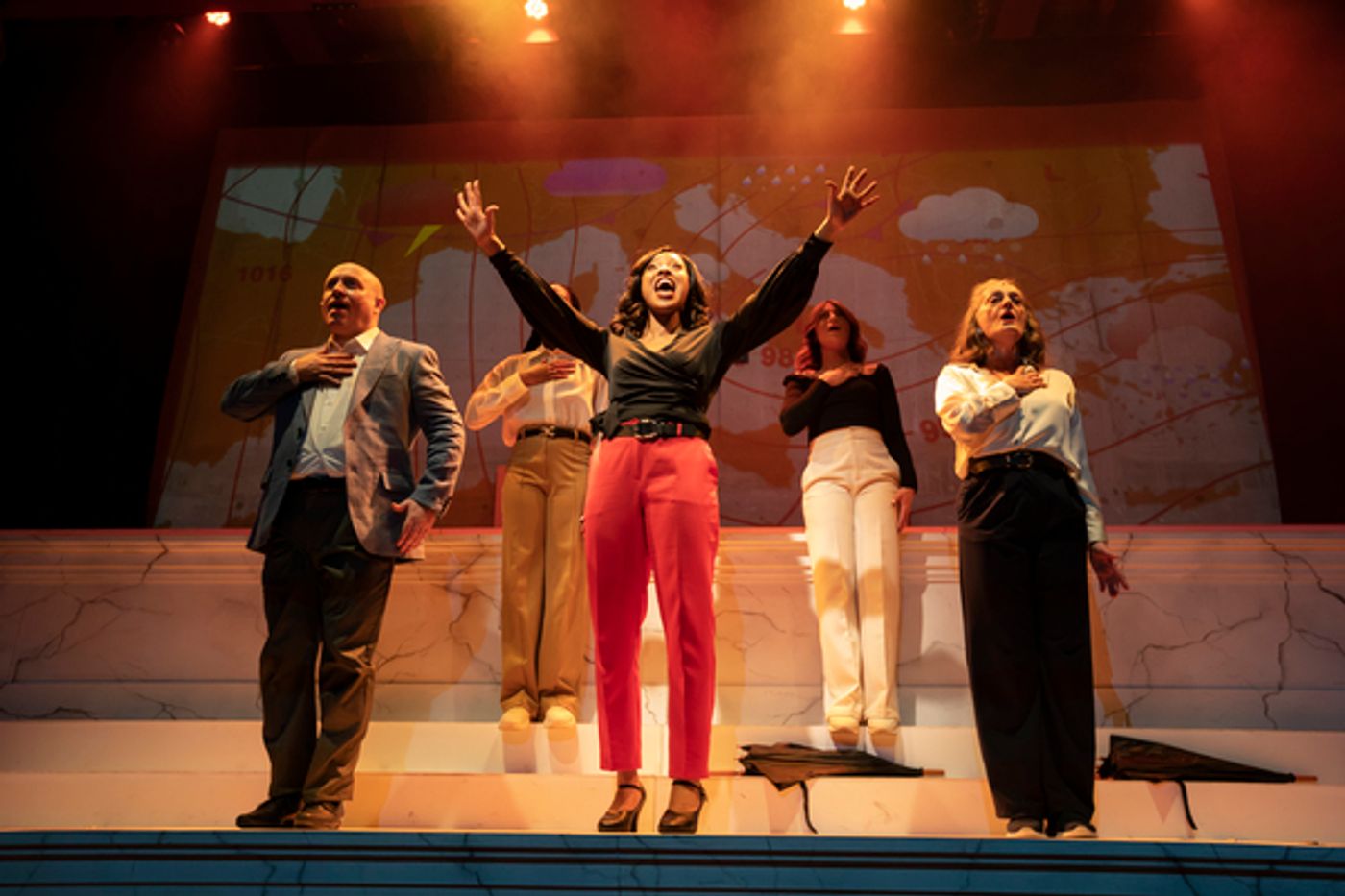 Photos: First Look at Sebastien Torkia, Sally Ann Triplett & More in BERLUSCONI A NEW MUSICAL  Image