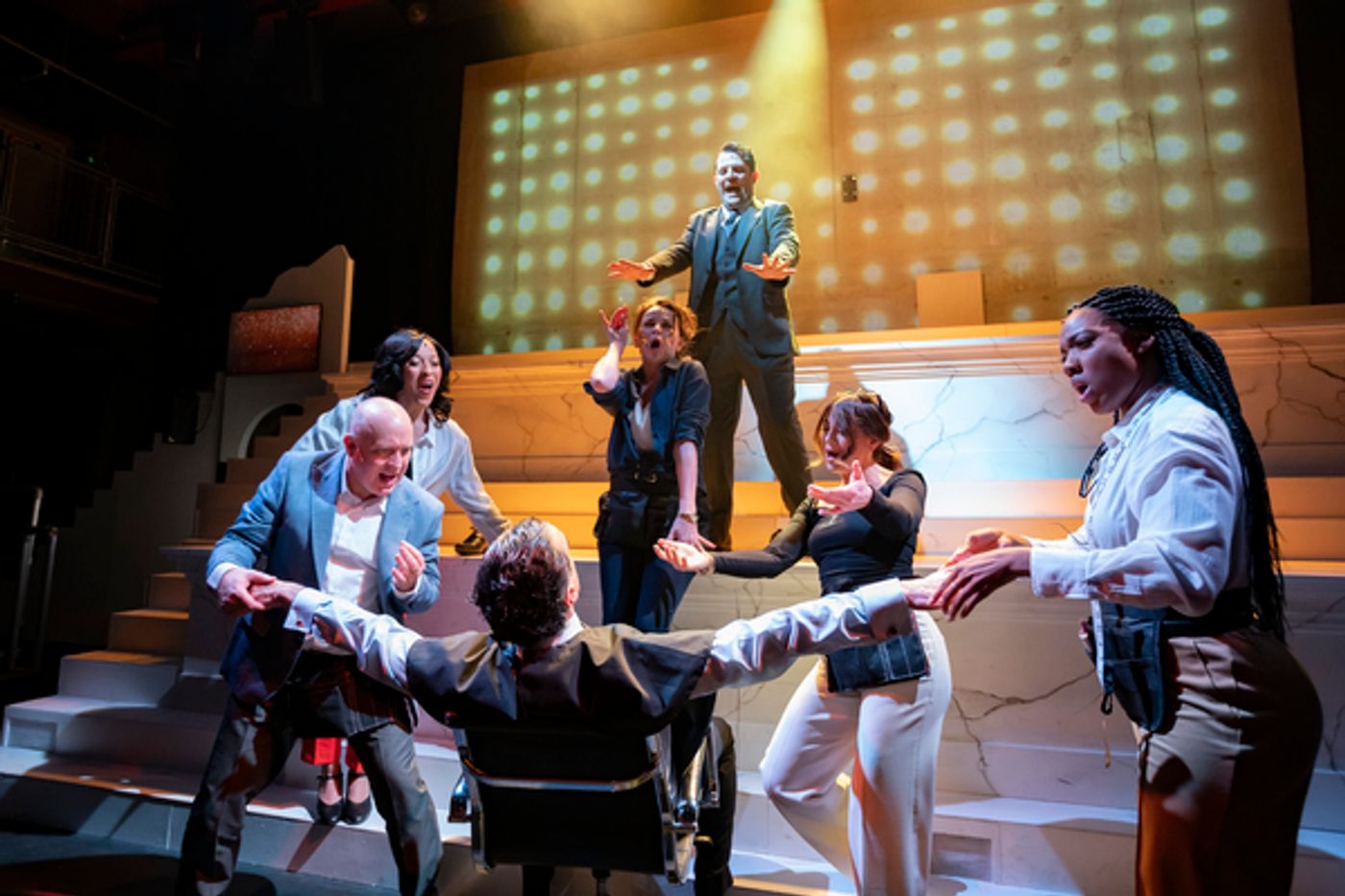 Photos: First Look at Sebastien Torkia, Sally Ann Triplett & More in BERLUSCONI A NEW MUSICAL  Image