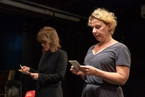 Director Kathy Gail MacGowan and actor/producer Amy Gaither-Hayes @ BroadwayWorld Director Kathy Gail MacGowan and actor/producer Amy Gaither-Hayes Photo