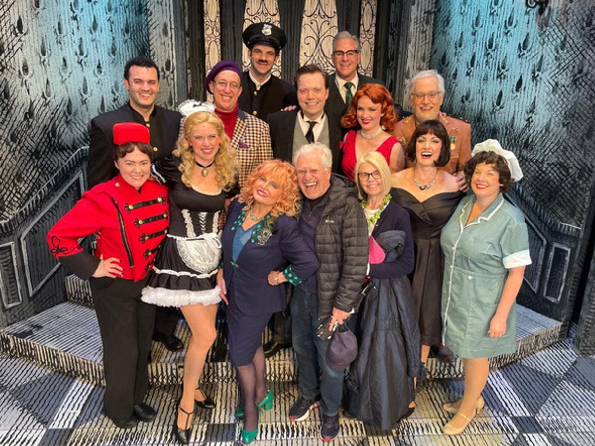 Sally Struthers, Jerry Zaks and the Cast of CLUE at 