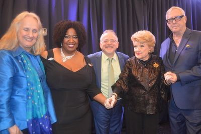 Nancy Rhodes, Natasha Yvette Williams, Marc Shaiman, Marilyn Maye, Scott Wittman Photo