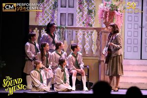 Katie Ferretti (Maria), and the Blue Cast Photo