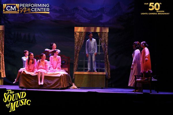 Katie Ferretti (Maria), and the Blue Cast Photo