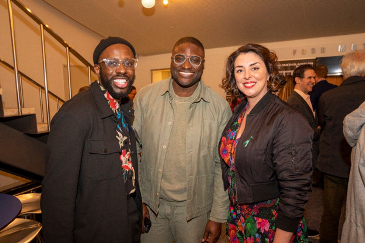 Raja Feather Kelly, Lekan Lawal, Julie Kelleher at 