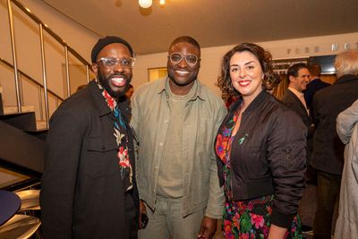 Raja Feather Kelly, Lekan Lawal, Julie Kelleher Photo
