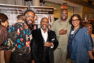 Raja Feather Kelly, Lucian Msamati, Lekan Lawal, Indhu Rubasingham Photo