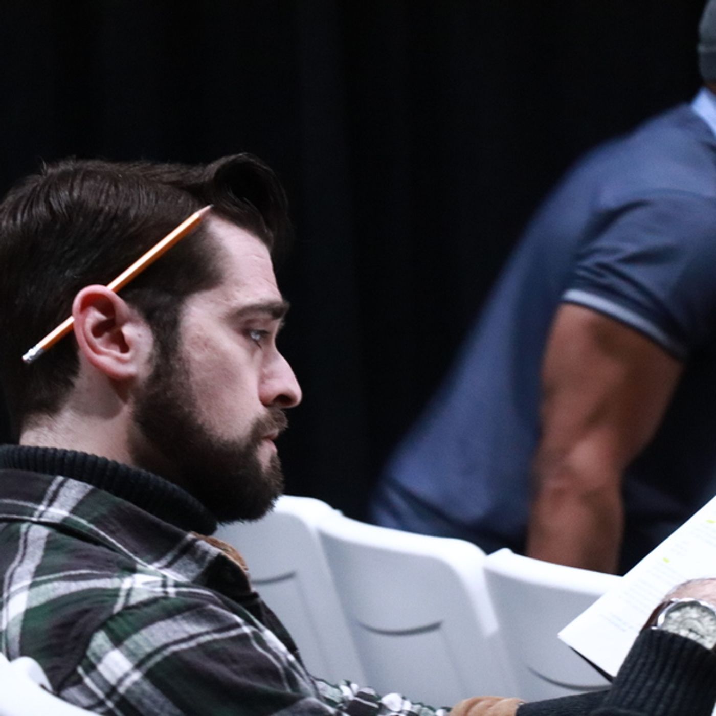 Photos: Go Inside Rehearsals for ON THE RIGHT TRACK at AMT Theater  Image