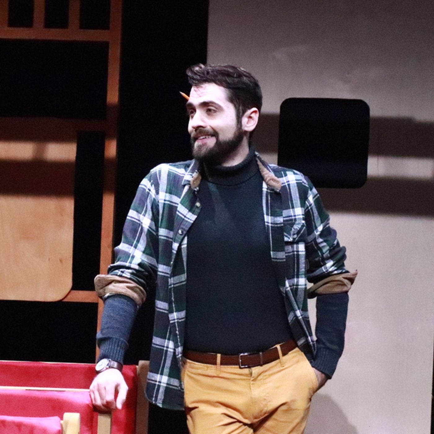 Photos: Go Inside Rehearsals for ON THE RIGHT TRACK at AMT Theater  Image