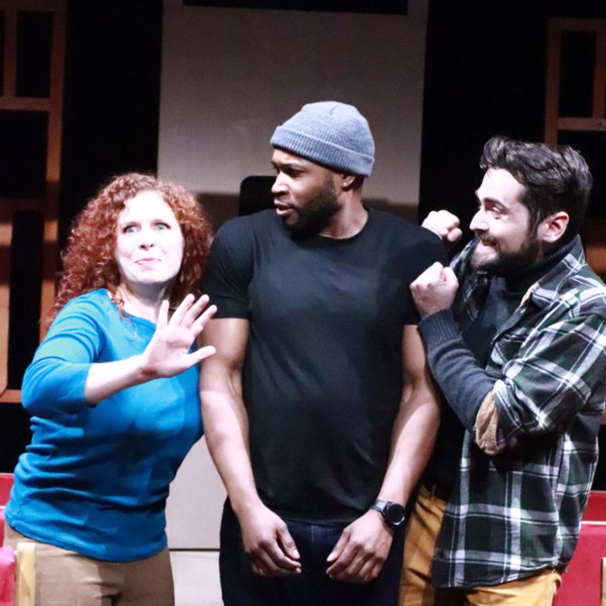 Dana Aber, David L. Murray Jr.  and Cody Gerszewski at 